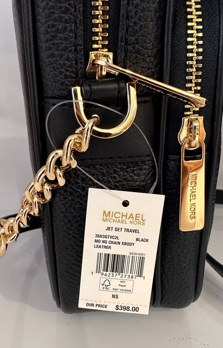 MICHAEL KORS ☜UNBOXING☞ JET SET TRAVEL MEDIUM LOGO CROSSBODY BAG / BROWN 