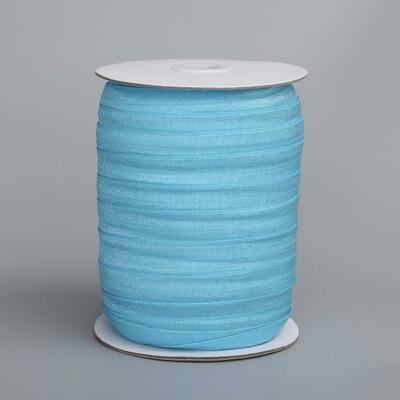 90 yards Elastic 5/8  Turquoise Fold Over FOE Headband Clothing Wholesale