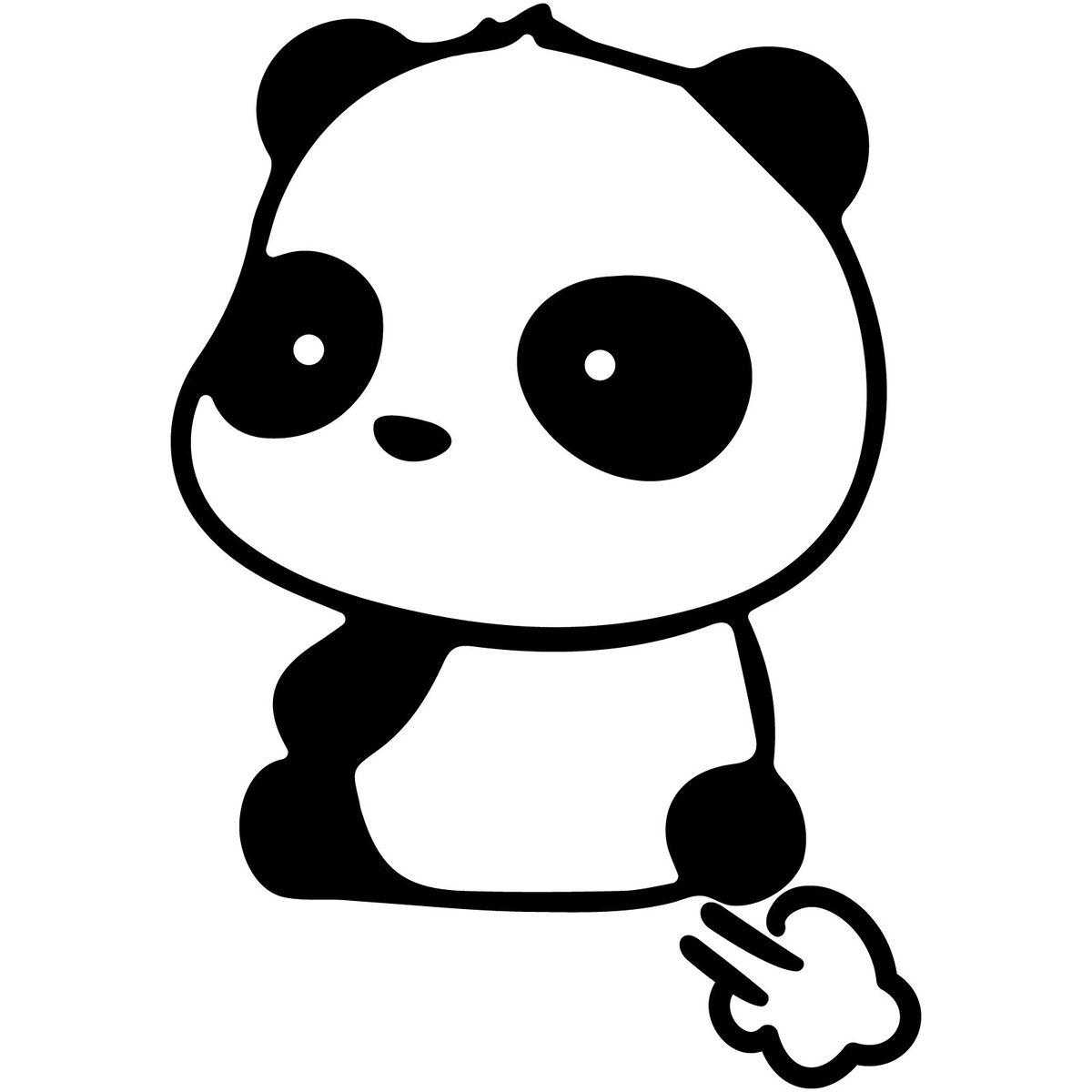 Como Desenhar um Panda Fofo Com Número 8 Rápido e Fácil (Passo a