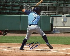 KEAN WONG TAMPA BAY RAYS SIGNED AUTOGRAPHED 8X10 PHOTO W/COA 