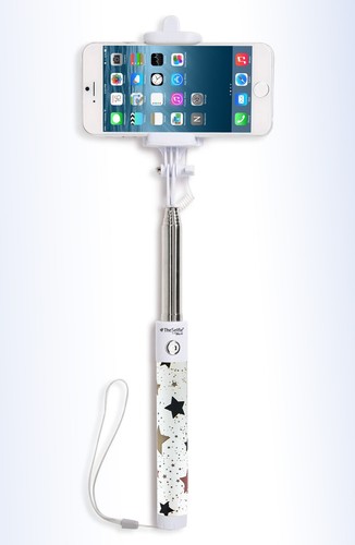 GABBA WARE #TheSelfie kabelgebundener Selfie Stick iPhone Android STAR DESIGN verlängert 35" - Bild 3 von 4