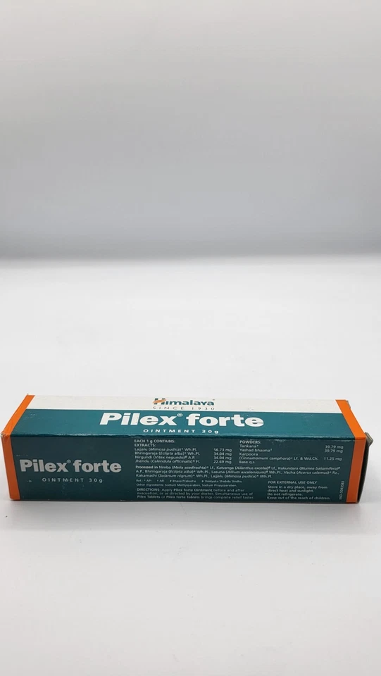 Pilex Forte 新鲜软膏美国 10 包缓解直肠出血疼痛痔疮 — 第 3/4 张图片