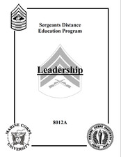 Manual de Liderazgo 360 Page USMC MCI Sargentos Programa de Educación a Distancia en CD