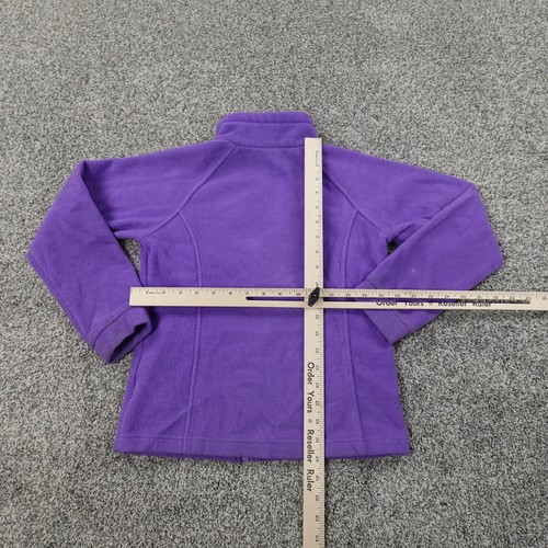 Columbia Jacket Girls M 10/12 Blue Long Sleeve Zip Sweater Youth Kids Outdoor - Picture 9 of 15
