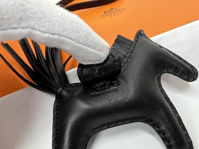 New Hermes Rodeo SO Black PM Horse Charm Milo Nior Touch