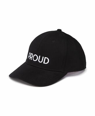 Gents x Native Son Directors Proud Adjustable Cotton Canvas Baseball Hat -Black