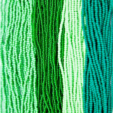 Czech 10/0 Preciosa Green Gables Bundle Rocaille Glass Seed Beads