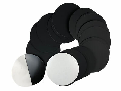 25PK Black Acrylic Circle Discs Round Plexiglas Laser Cut Blank 8-3/4'' Diameter