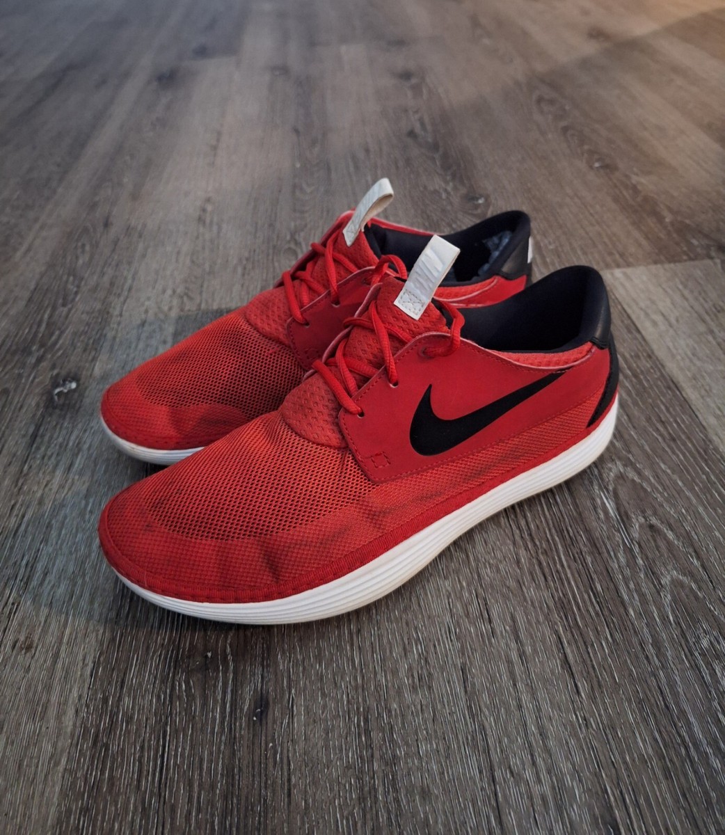 Size 11.5 - Nike Solarsoft Moccasin University Red for sale  display picture 3