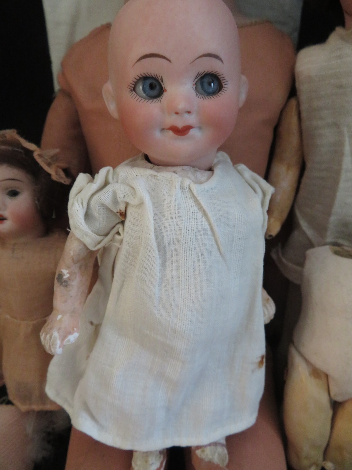 Lot of Antique Dolls & Parts AM Googly Etc. Projects eBay