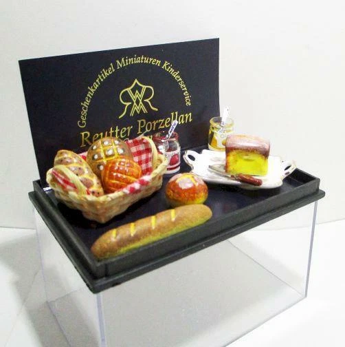 SALE Deluxe Bakery Assortment 1.794/8 Reutter Classic Rose Dollhouse Miniature - Image 2 of 4