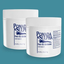 Menper Pomada De Sulpha, Antibiotic Ointment - First Aid 2 fl oz (2-Pack)