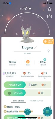 Pokemon Go Shiny Slugma