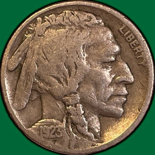 1923-S Buffalo Nickel Fine F Coin #36249