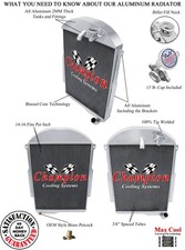 Jr Champion 3 Row Radiator For 1939 Chevrolet Ja Master Deluxe L6 Engine Cc39-6 Jr Champion 3 Row Radiator For 1939 Chevrolet Ja Master Deluxe L6 Engine Cc39-6