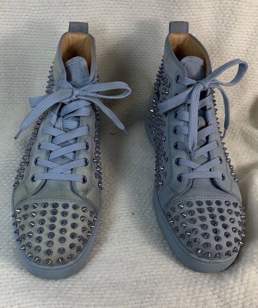 Christian Louboutin Blue Suede Casual Shoes for Men for sale | eBay