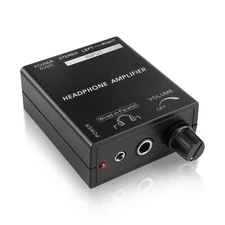 TNP Portable Headphone Amplifier Stereo Earphone Amp Volume Control RCA 3.5mm 6.