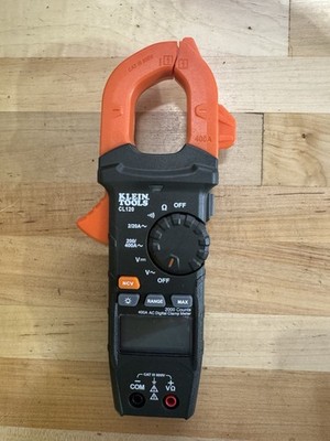 KLEIN TOOLS CL120 DIGITAL  CLAMP METER, AC Auto-Ranging 400 Amp/ No Probes