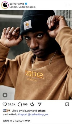 2021 WORK iN PROGRESS LONDON 0ZX UK EXCLUSiVE WiDE BOXY HEAVYWEiGHT 2XL CREWNECK