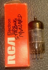 International Service Master Mullard 12AX7 Angled Halo Tested Balanced NOS ECC83