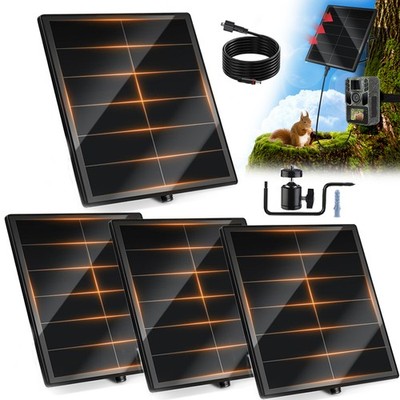 Trail Camera Solar Panel Power Charger 6,000mAh Battery for Hunting Game Cameras