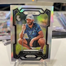 2024 Panini Prizm LIV Golf Dustin Johnson SILVER Prizm 🔥 4Aces GC