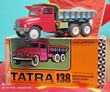VINTAGE TATRA DUMP TRUCK T 138 FRICTION TOY ITES KDN CZECHOSLOVAKIA ORIGINAL BOX