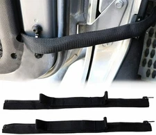 2pc Left & Right Car Door Limit Strap Bandage Rope For Jeep Wrangler JK JL 2007+