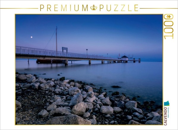 Calvendo Puzzle Anlegestelle Immenstaad 1000 Teile Puzzle Quer | 1000 Teile Lege-image