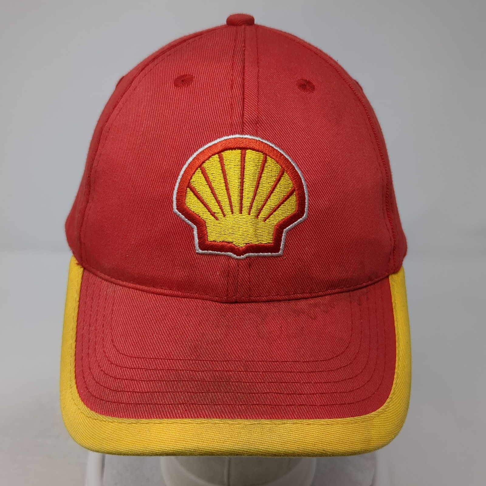 Shell Slideback Baseball Cap Red One Size Adjusta… - image 2