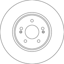 2x TRW Bremsscheibe vorne belüftet für Hyundai Tucson KIA Sportage V NX4A NX4E