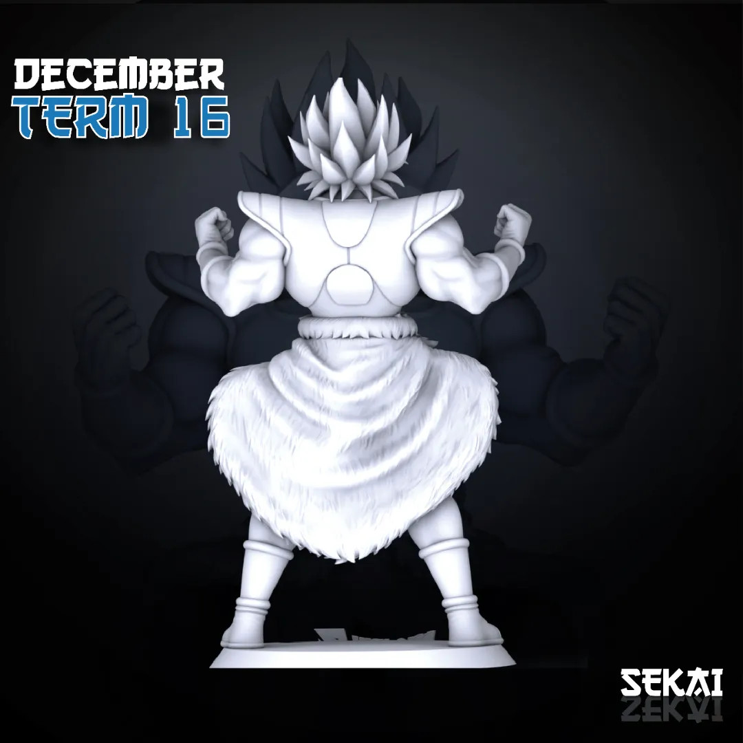 Broly (Super) - Unassembled and Unpainted Garage Kit - Model Designed by Sekai3D