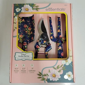 NEW Essentiels 3-piece Ensemble d'outils de jardin avec le cultivateur de crevettes de truelle