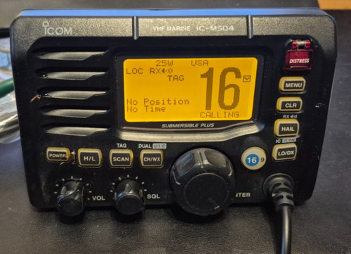 ICOM IC-M504A BLK VHF RADIO PREOWNED