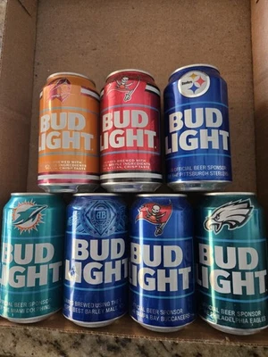 bud light nfl beer can products for sale | eBay