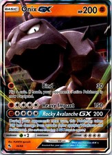 Onix GX 36/68 Holo GX Rare Hidden Fates Pokem...
