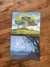 Disney Lithograph Portfolio Lot Sealed Winnie The Pooh Grand Lady The Tramp NEW