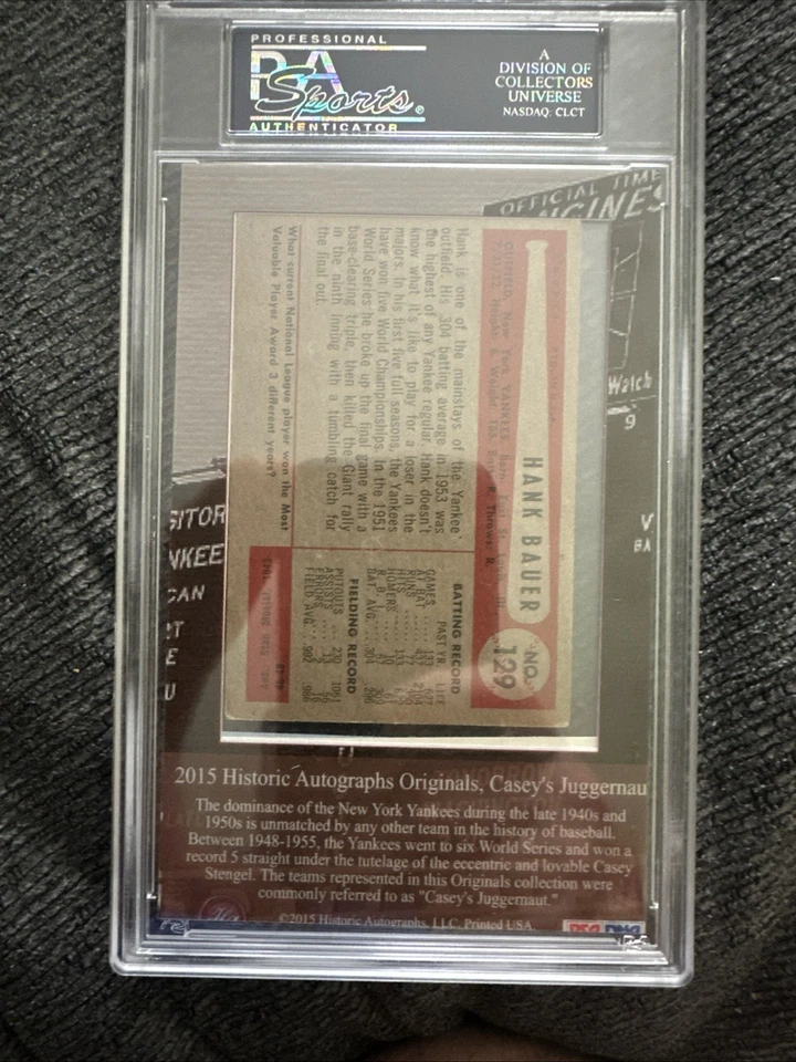 Autógrafos históricos originales Casey’s Juggernaut 2015 autógrafo Foto 2 de 2