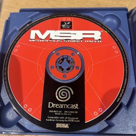 MSR Metropolis Street Racer for Sega Dreamcast PAL Case Broken ,