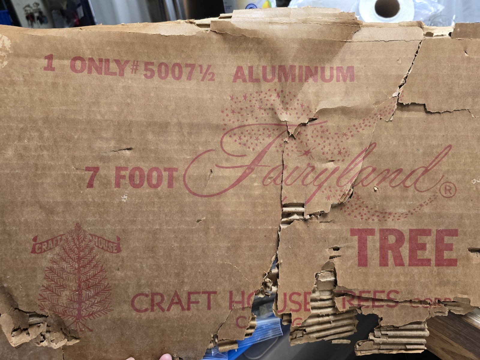 6 Vintage Aluminum Christmas Tree Branch 29" For 7' Fairyland Craft House Tree