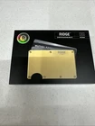 Ridge 2.0 24K Gold Wallet - Limited Edition! 100% Authentic! - New