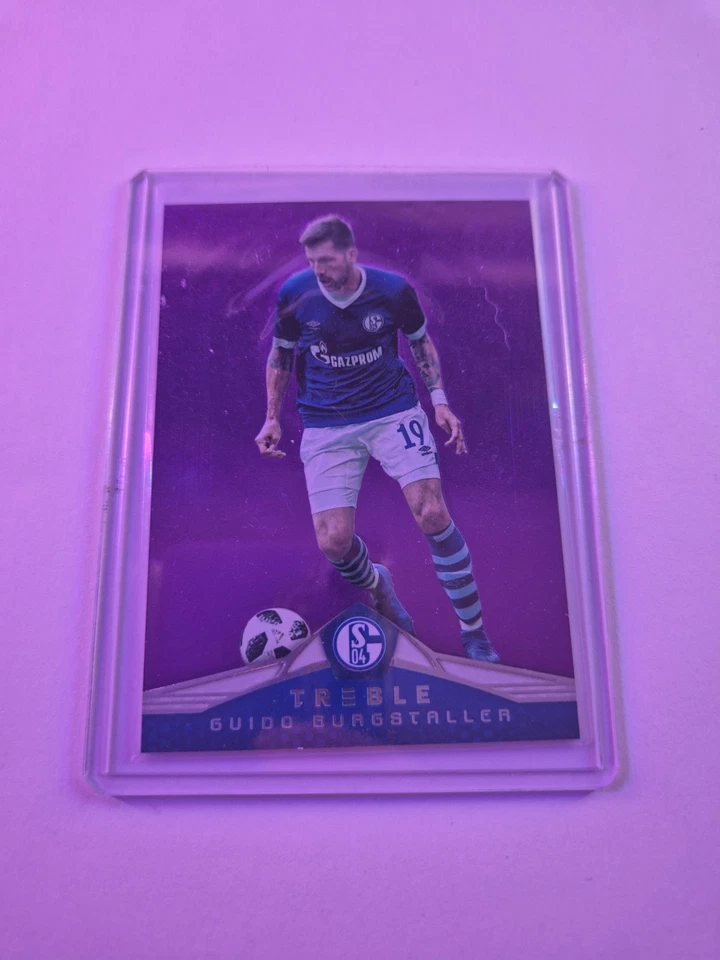 2018-19 Panini Treble - Guido Burgstaller /49 - Purple - FC Schalke 04 - Bild 2 von 4