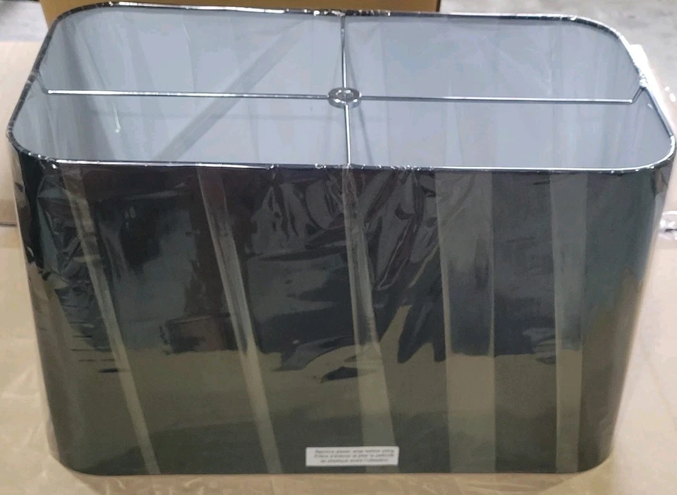 Lámpara de mesa Currey and Company Patrova negra SOLO PANTALLA rectángulo 6000-0430 CANTIDAD 4 Foto 2 de 4