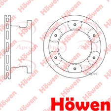 Fits Iveco Daily 2006- 3.0 D 1x Brake Disc Rear Howen 2996049