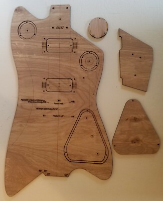 Custom Hybrid Guitar Body Template Billy Bo Bolt on Neck Tele Filtertron Tom