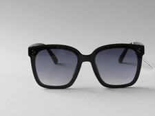 Vince Camuto Women's Oversize Square Sunglasses Black VC965 OX NWT 65