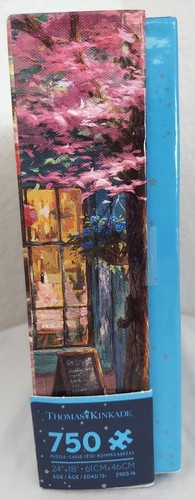 Thomas Kinkade Disney Puzzle Mickey & Minnie Flowers On Romantic Evening NWOT - Picture 2 of 7