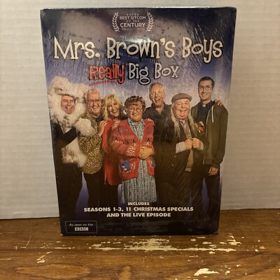 New Sealed Mrs. Brown's Boys: Really Big Box [DVD] Seasons 1-3, 11 Christmas Spe