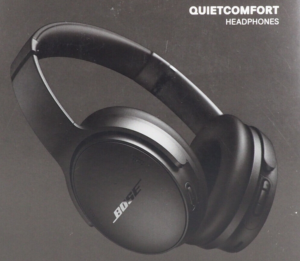 Bose QuietComfort Wireless Over-Ear Headphones - Black NEW SEALED-image
