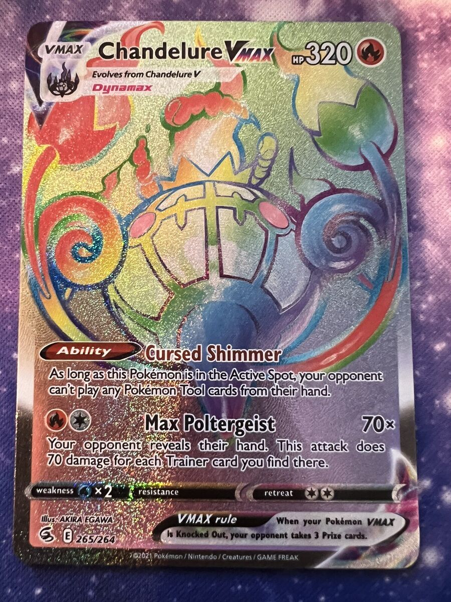 Chandelure VMAX, Genesect V, and More in Pokémon TCG: Sword & Shield—Fusion  Strike